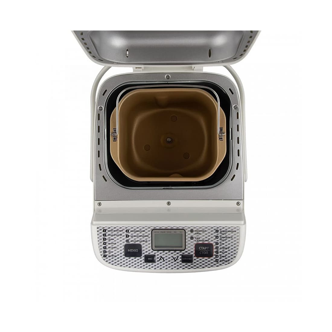 Хлебопечь, Redmond, RBM-1908, 450 Вт, Количество программ 19, Таймер, Смотровое окно, Размер выпечки 500/750гр, Выбор корочки, Белый