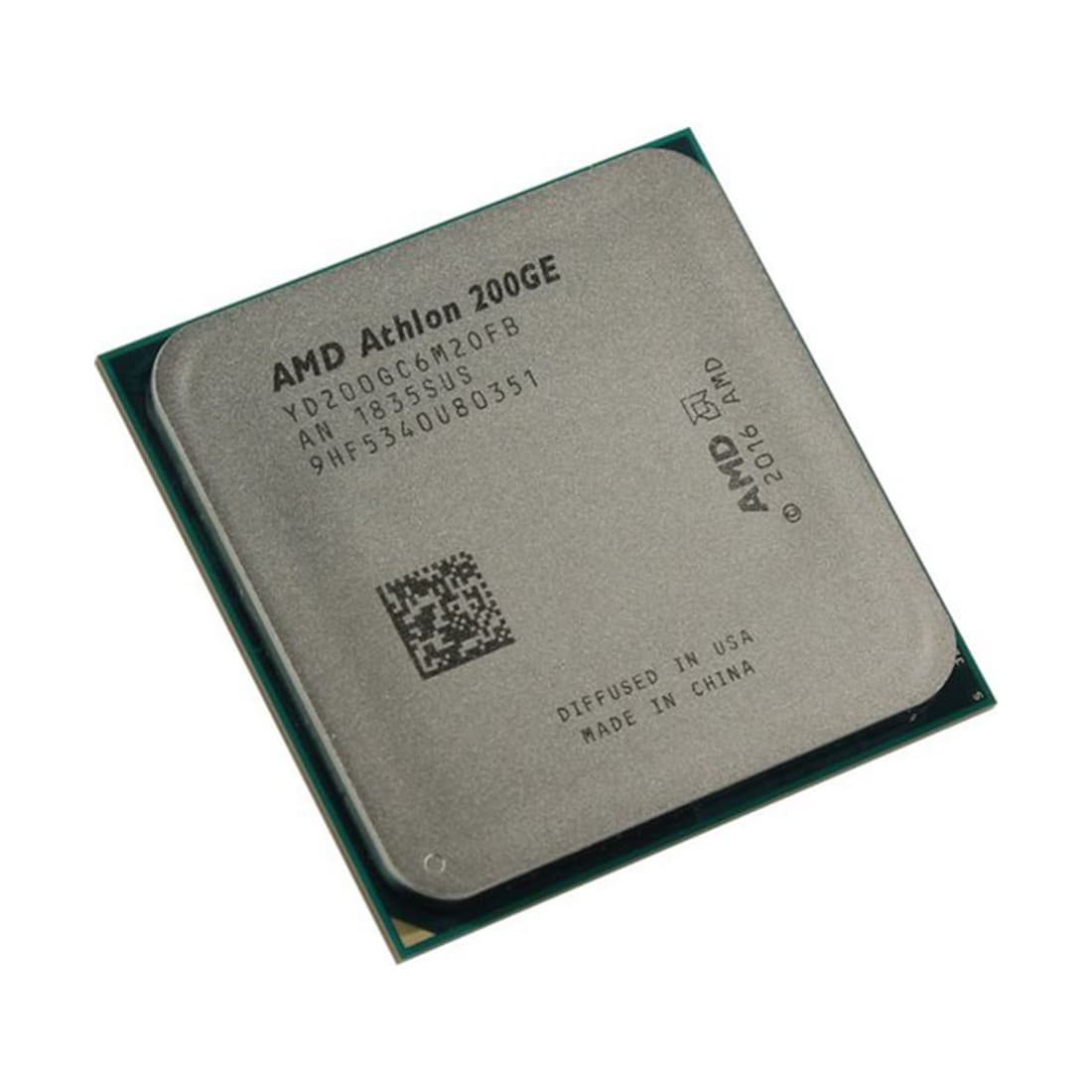 Процессор, AMD AM4, Athlon 200GE, оем, 5MB(L2+L3), 3.2 GHz, 2C/4T, 35 Вт, Radeon Vega 3 Graphics
