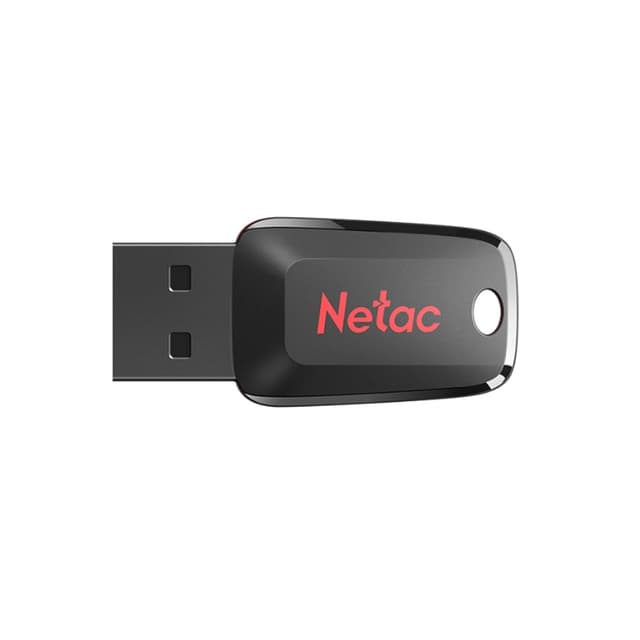 USB-накопитель, Netac, NT03U197N-128G-20BK, 128GB, USB2.0 Чёрный