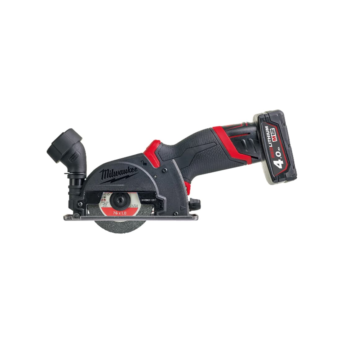 Отрезная машина, Milwaukee, M12 FCOT-0 FUEL(4933464618), 12 В, Бесщеточная отрезная машина. диск 76х10 мм, 20000 об/мин. глубина реза 16,3 мм. Вес 0,7. (тушка) без батарей и без зарядного устройства, картон