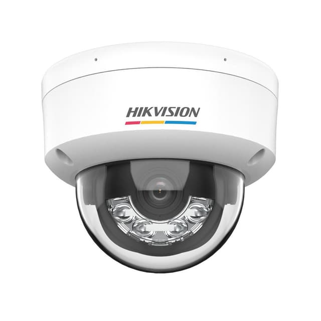 IP видеокамера, Hikvision, DS-2CD1127G2H-LIUF, Купольная, CMOS- матрица 1/2.8" progressive, Smart ИК/Белая до 30м, ColorVu, 2 mp, 0.001 Lux F1.0, Фиксированный f2.8мм, Аудио 1Микрофон 1MicroSD до 512Gb, IK08, WDR, IP67, PoE, 12VDC