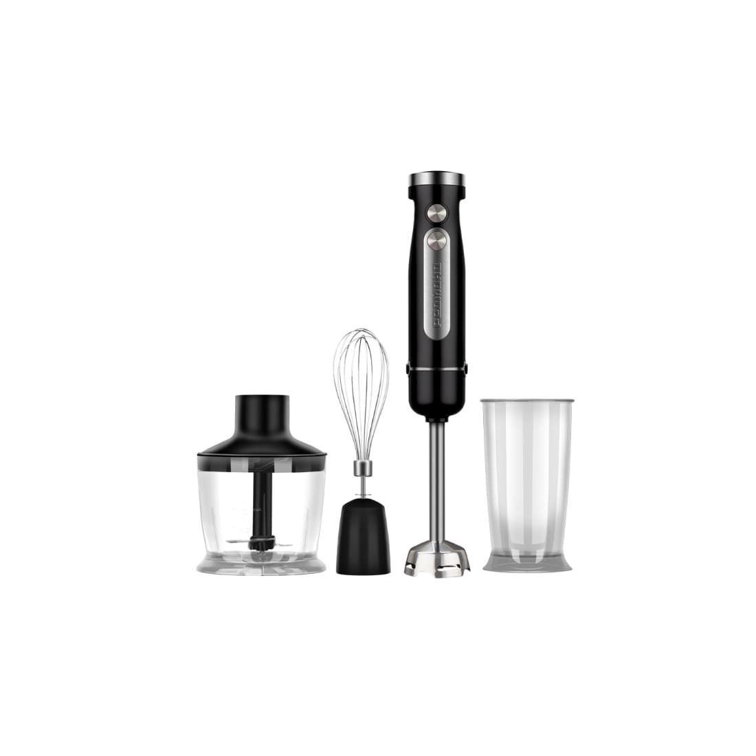 Погружной блендер, Редмонд, BH423, 3 в 1, Скорость работы 11000-15300 об/мин, Турбо режим, Плавная регулировка скорости, Мощность 1200 Вт, Длина шнура 1.2м, Черный