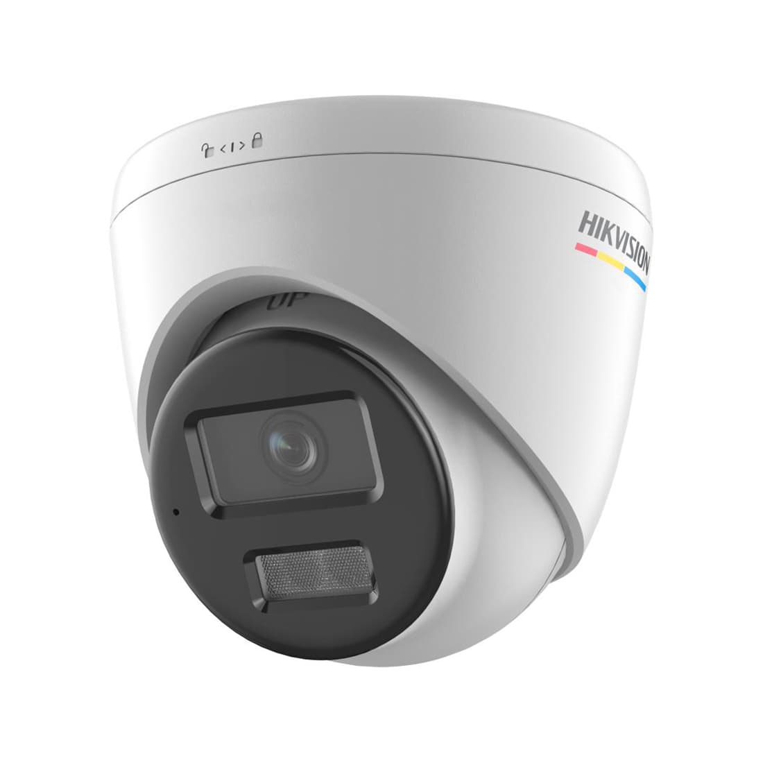 IP видеокамера, Hikvision, DS-2CD1327G2H-LIUF, Купольная, CMOS- матрица 1/2.8" progressive, Smart ИК/Белая до 30м, ColorVu, 2 mp, 0.001 Lux F1.0, Фиксированный f2.8мм, Аудио 1Микрофон 1MicroSD до 512Gb, WDR, IP67, PoE, 12VDC