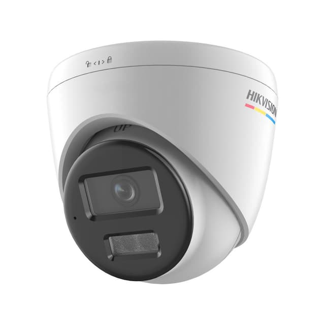 IP видеокамера, Hikvision, DS-2CD1327G2H-LIUF, Купольная, CMOS- матрица 1/2.8" progressive, Smart ИК/Белая до 30м, ColorVu, 2 mp, 0.001 Lux F1.0, Фиксированный f2.8мм, Аудио 1Микрофон 1MicroSD до 512Gb, WDR, IP67, PoE, 12VDC