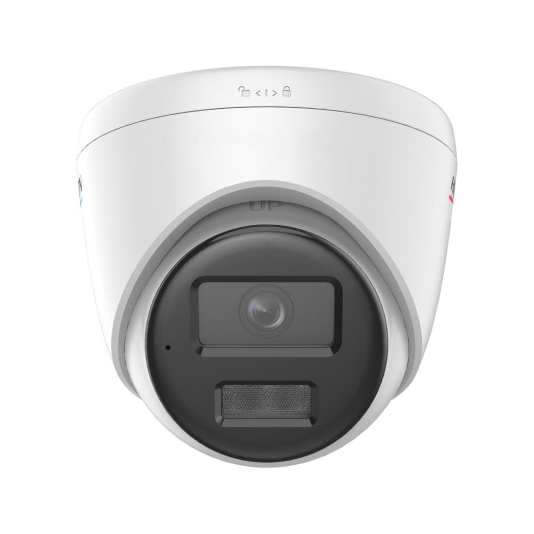 IP видеокамера, Hikvision, DS-2CD1327G2H-LIUF, Купольная, CMOS- матрица 1/2.8" progressive, Smart ИК/Белая до 30м, ColorVu, 2 mp, 0.001 Lux F1.0, Фиксированный f2.8мм, Аудио 1Микрофон 1MicroSD до 512Gb, WDR, IP67, PoE, 12VDC