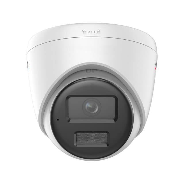 IP видеокамера, Hikvision, DS-2CD1327G2H-LIUF, Купольная, CMOS- матрица 1/2.8" progressive, Smart ИК/Белая до 30м, ColorVu, 2 mp, 0.001 Lux F1.0, Фиксированный f2.8мм, Аудио 1Микрофон 1MicroSD до 512Gb, WDR, IP67, PoE, 12VDC