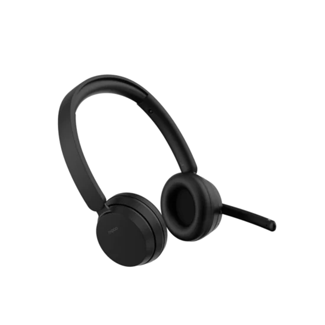 Гарнитура, Rapoo, H200, Беспроводные, Тип крепления: Дуговые, Выходная мощность 50мВт, USB, Bluetooth 5.3, 2.4GHz, Литиевая батарея 300 mAh, 15 часов автономной работы, Черный