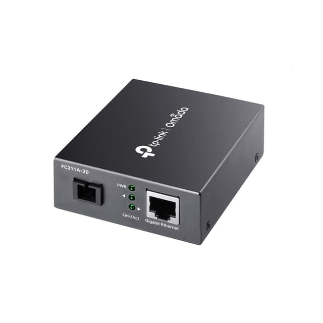Медиаконвертер, TP-Link, FC311A-20,1 Gigabit SC Fiber Port, 1 10/100/1000 Mbps RJ45 Port (Auto MDI/MDIX), 20 km, 1550 nm TX, 1310 nm RX, SM