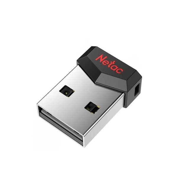 USB-накопитель, Netac, NT03UM81N-032G-20BK, 32GB, USB2.0 Чёрный