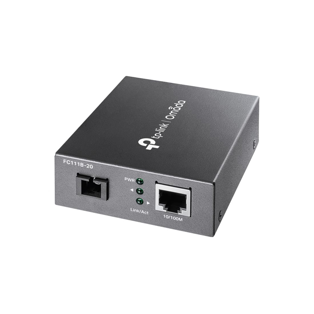 Медиаконвертер, TP-Link, FC311B-20, WDM, с 1 портом 10/100/1000 Мбит/с, с разъемом SC (ТХ: 1550 нм. RX: 1310 нм) для одномодового оптического кабеля (до 20 км)