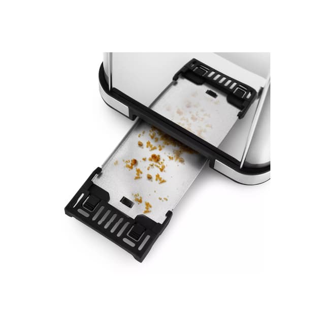 Тостер, Kitfort, КТ-2036-6, Мощность 950 Вт, Ёмкость 2 тоста одновременно, Цвет серебристый