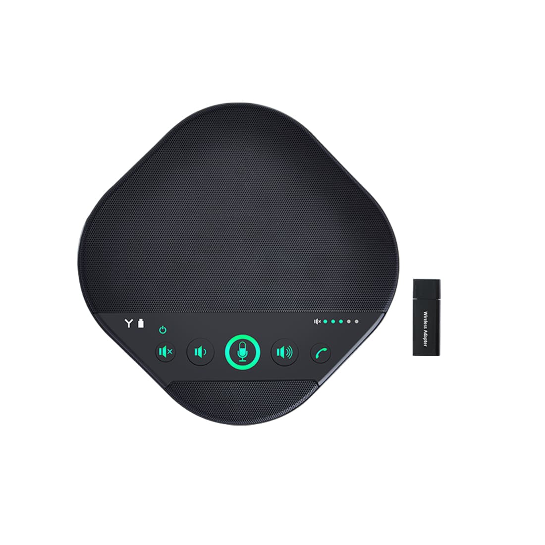 Всенаправленный микрофон, ITC, TV-S63WL, 360°, радиус захвата 4м, Порт USB*1, порт LINE IN/OUT*1, чёрный