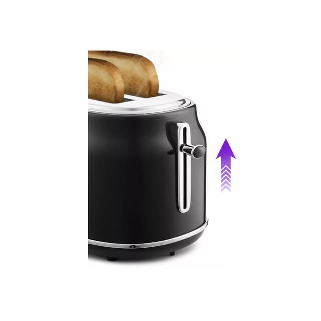 Тостер, Kitfort, КТ-2038-1, (черный),Мощность 685–815 Вт ,Ёмкость 2 тоста одновременно ,Длина шнура 0,75 м