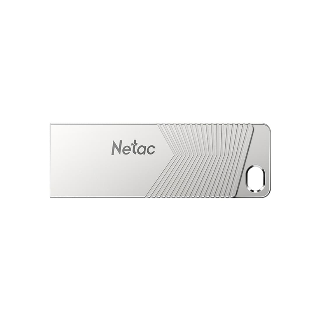 USB-накопитель, Netac, NT03UM1N-128G-32PN, 128GB, USB3.2 Серебристый