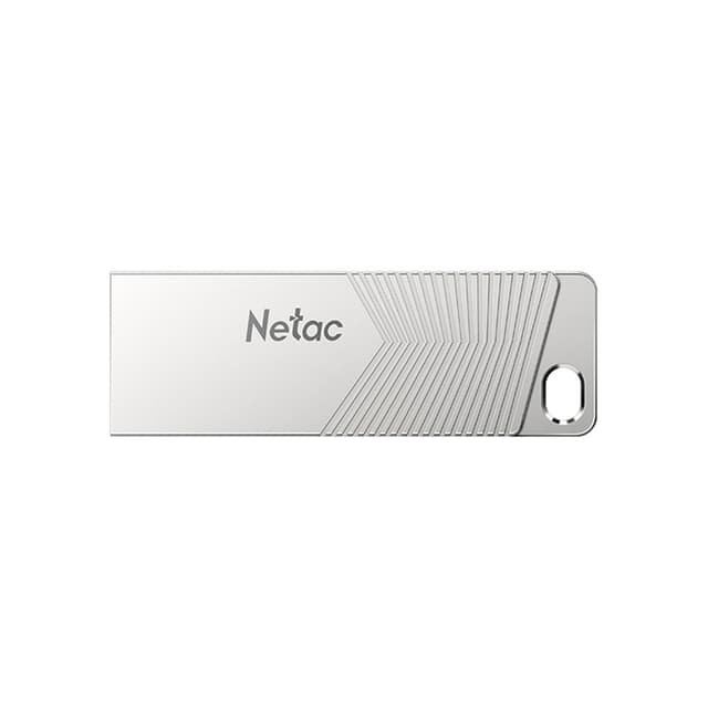 USB-накопитель, Netac, NT03UM1N-128G-32PN, 128GB, USB3.2 Серебристый