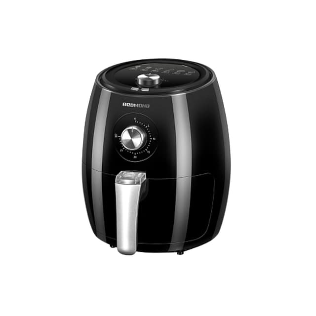 Аэрогриль, Redmond, RAG-246, Объем 3 л, Механическое управление, Температура приготовления 80-200 °С, Таймер 30 мин, Длина шнура1 м, Мощность 1500 Вт, Черный