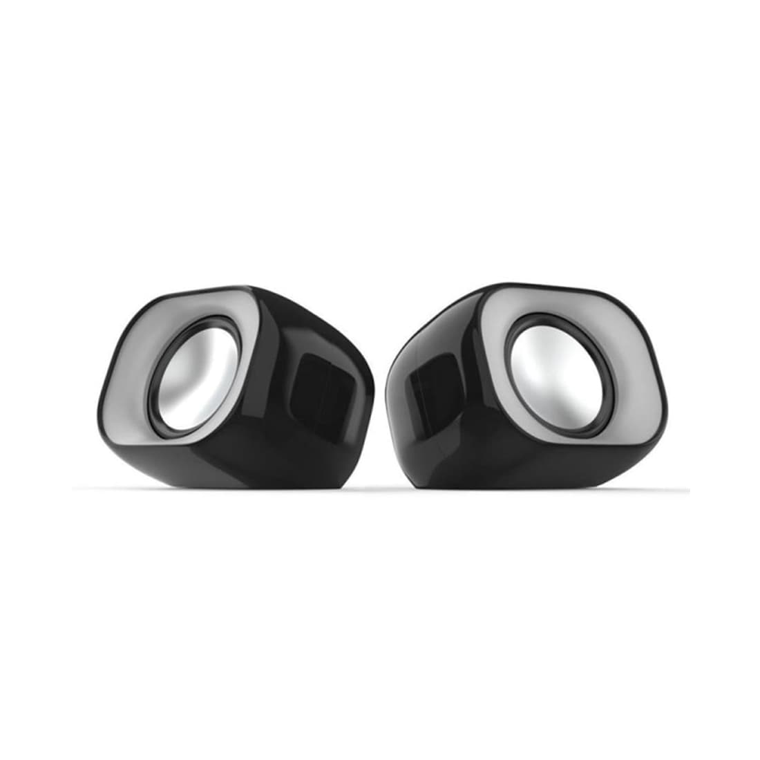 Колонки, HP, DHS-2111, 6Вт, 3,5 Mini Jack, USB, Длина кабеля 1,2 м, Черный