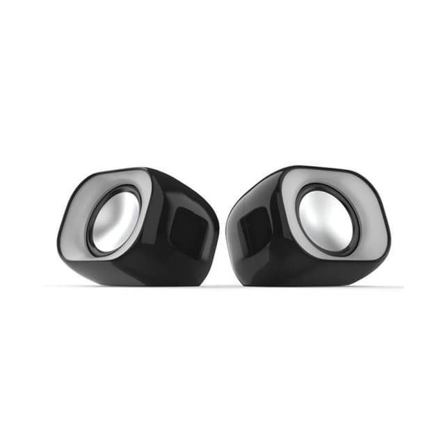 Колонки, HP, DHS-2111, 6Вт, 3,5 Mini Jack, USB, Длина кабеля 1,2 м, Черный