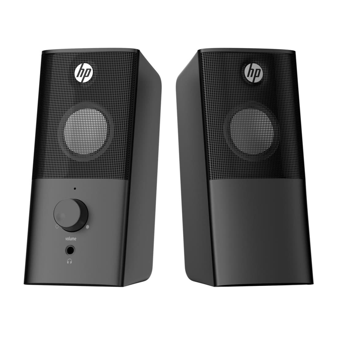 Колонки, HP, DHS-2101, USB, Длина кабеля 1,5м, Регулятор громкости, Черный