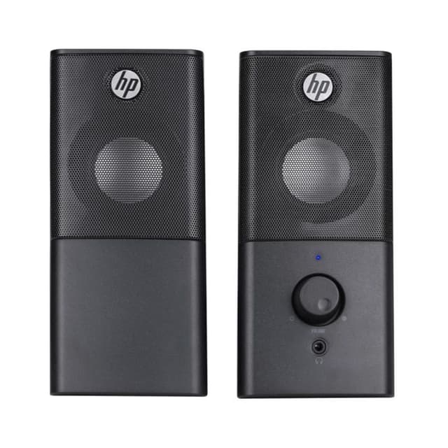 Колонки, HP, DHS-2101, USB, Длина кабеля 1,5м, Регулятор громкости, Черный