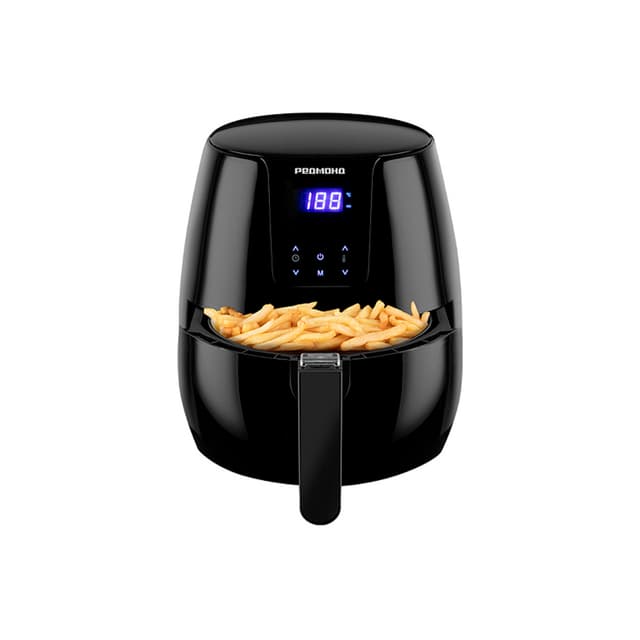 Аэрогриль, Редмонд, AG1902, Объем 3.1л, 7 автоматических программ, Температура нагрева 80-200°С, Сенсорный, Таймер,Мощность 1500 Вт, Черный