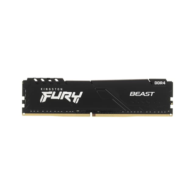 Модуль памяти, Kingston, FURY Beast KF432C16BB/8WP, DDR4, 8GB 3200MHz Чёрный, DIMM <PC4-25600/3200MHz>