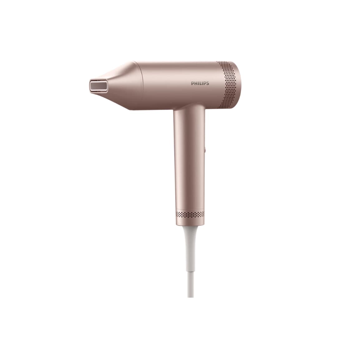 Фен, Philips, Серии 8000 BHD837/10, DC-мотор, Мощность 1400 Вт , Магнитный диффузор, 3 скорости, 7 температурных режимов, Режим автоочистки, Длина шнура 2 м, Цвет розовый