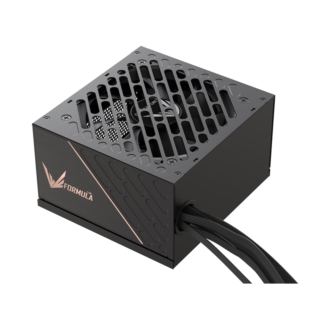 Блок питания, Formula V, FV-750BD, 750W, ATX 3.1, Bronze, APFC, 20+4 pin, 4+4pin, 5*Sata, 3*Molex, PCI-E 6+2 pin, 1*(16Pin)12VHPWR, Вентилятор 12см, Кабель питания, Чёрный