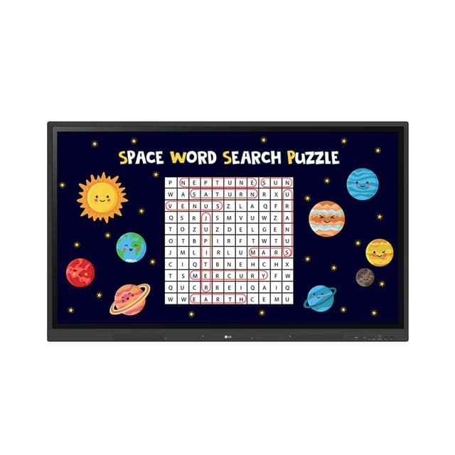 Интерактивный дисплей, LG, 75TR3DK-BM, 75", 75TR3DK-B, 4K, 350 кд/м2, 4.000:1, Android 13, чёрный