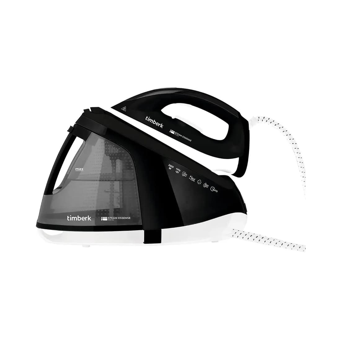 Парогенератор, Timberk, T-PSG50, Мощность 2600 Вт, Подошва ceramic micro, Самоочистка от накипи, Материал подошвы керамика, Объем резервуара для воды 1800 мл , Цвет черный