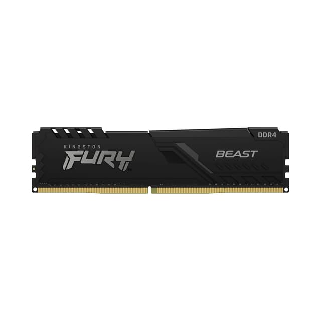 Модуль памяти, Kingston, FURY Beast KF432C16BB1/16WP, DDR4, 16GB, Чёрный, DIMM <PC4-25600/3200MHz>