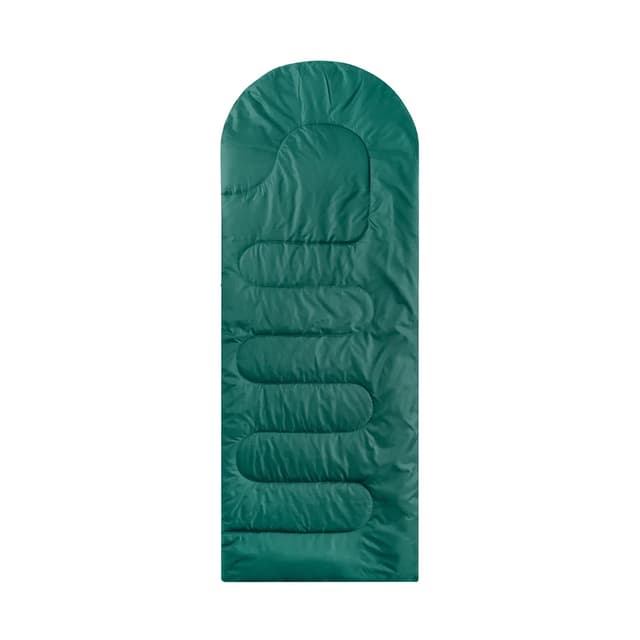 Спальный мешок, SB-LAG-150-GN-R, 220*75 см, Подголовник, Тканевый мешок, Зеленый
