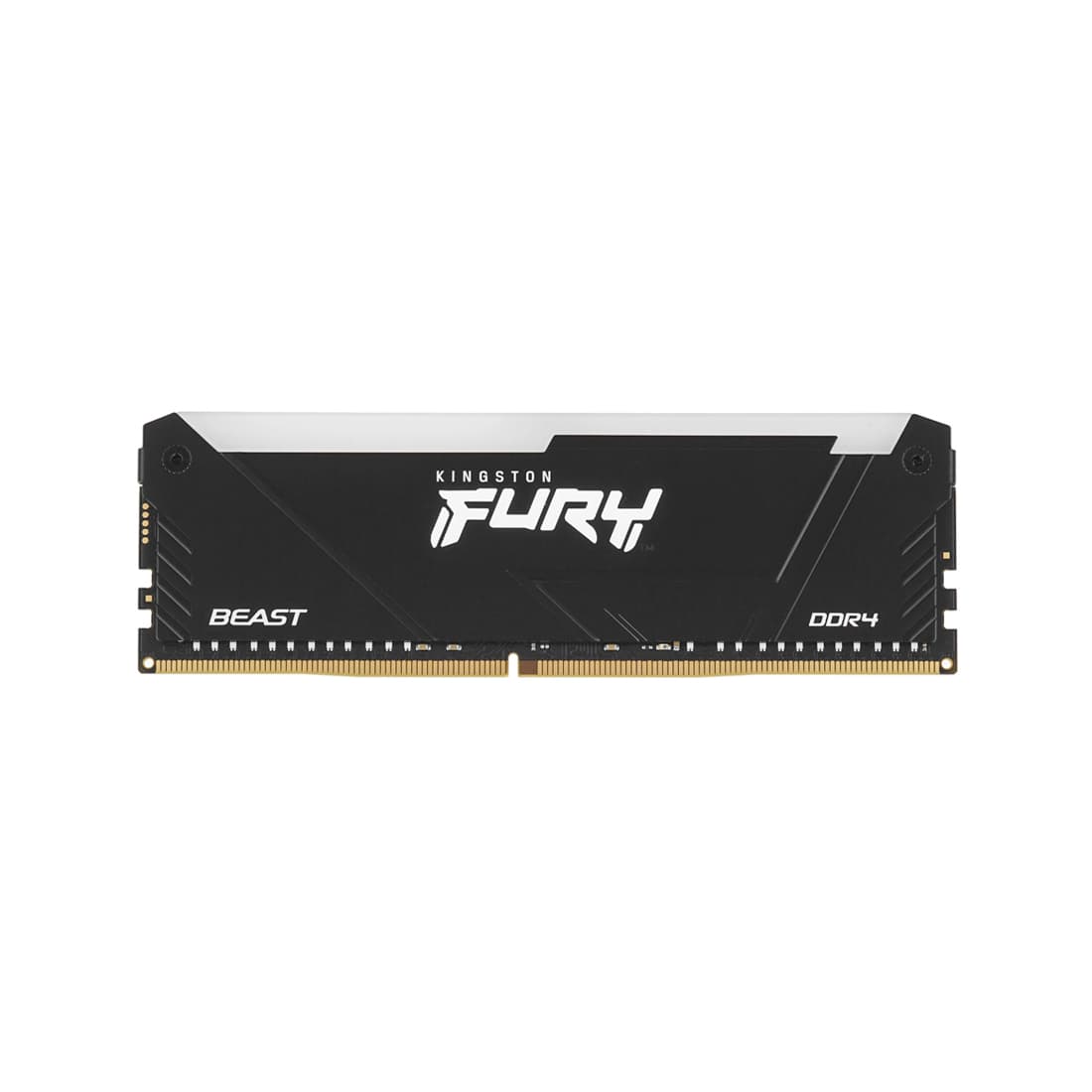 Модуль памяти, Kingston, FURY Beast RGB KF432C16BB12A/16WP, DDR4, 16GB, DIMM <PC4-25600/3200MHz>