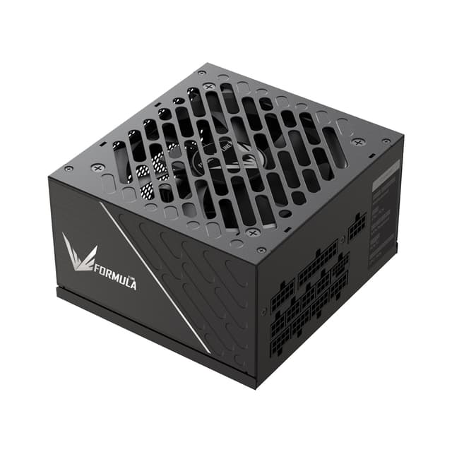 Блок питания, Formula V, FV-1000PM, 1000W, ATX3.1, Platinum, APFC, 20+4 pin, 2*4+4pin, 8*Sata, 3*Molex, 3*PCI-E 6+2 pin, 1*(16Pin)12VHPWR, Модульный, Вентилятор 12см, Кабель питания, Чёрный