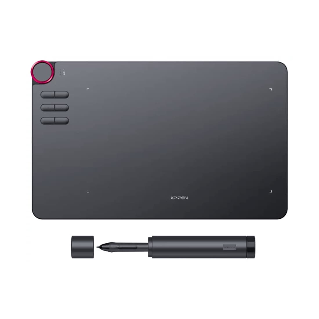 Графический планшет, XP-Pen, Deco 03, Разрешение 5080 lpi, Чувствительность к нажатию 8192, Беспроводной интерфейс, Рабочая область 10"х6,25", Чёрный