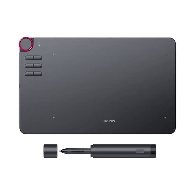 Графический планшет, XP-Pen, Deco 03, Разрешение 5080 lpi, Чувствительность к нажатию 8192, Беспроводной интерфейс, Рабочая область 10"х6,25", Чёрный