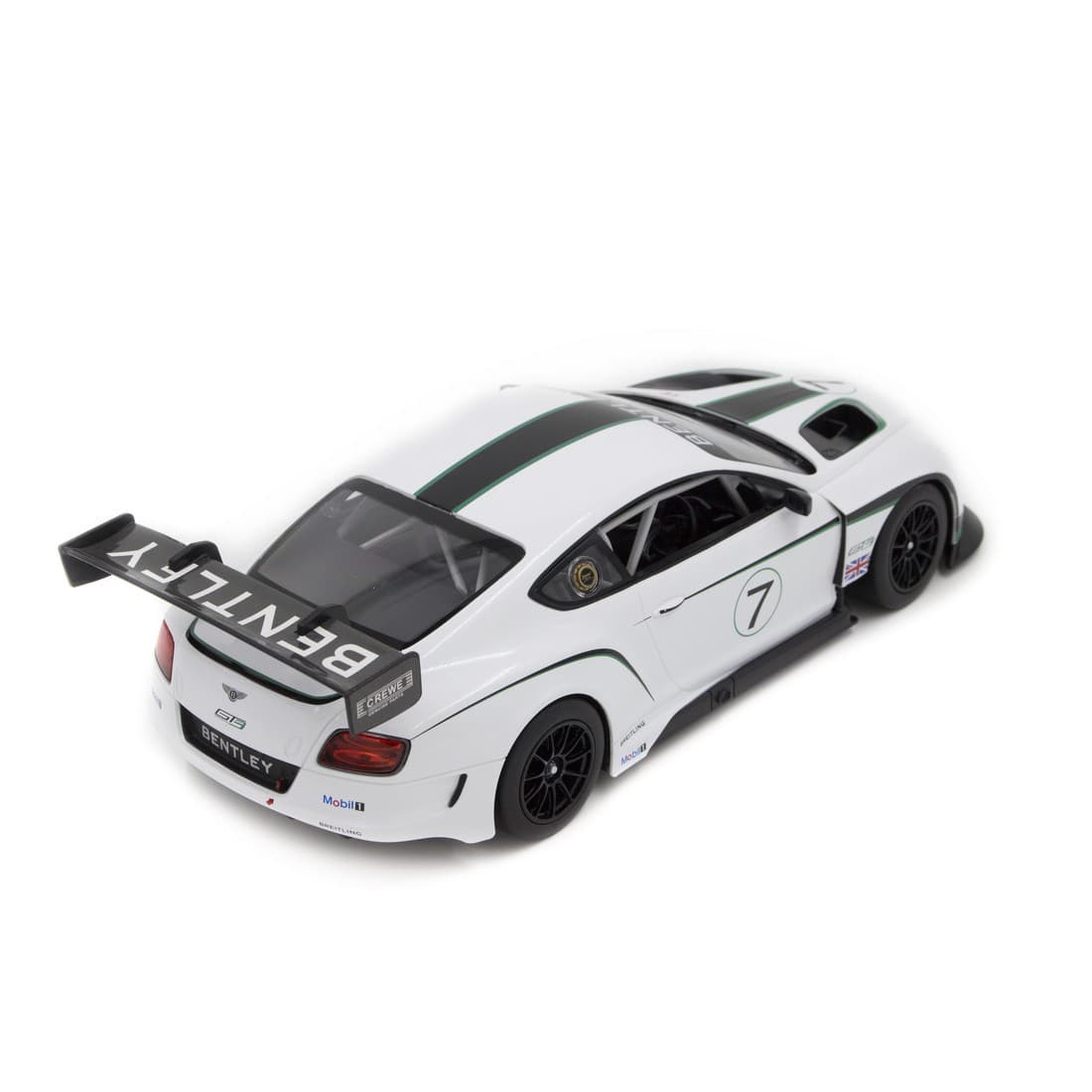 Радиоуправляемая машина, RASTAR, 70600W, 1:14, Bentley Continental GT3, Пластик, 2.4GHz, Белая