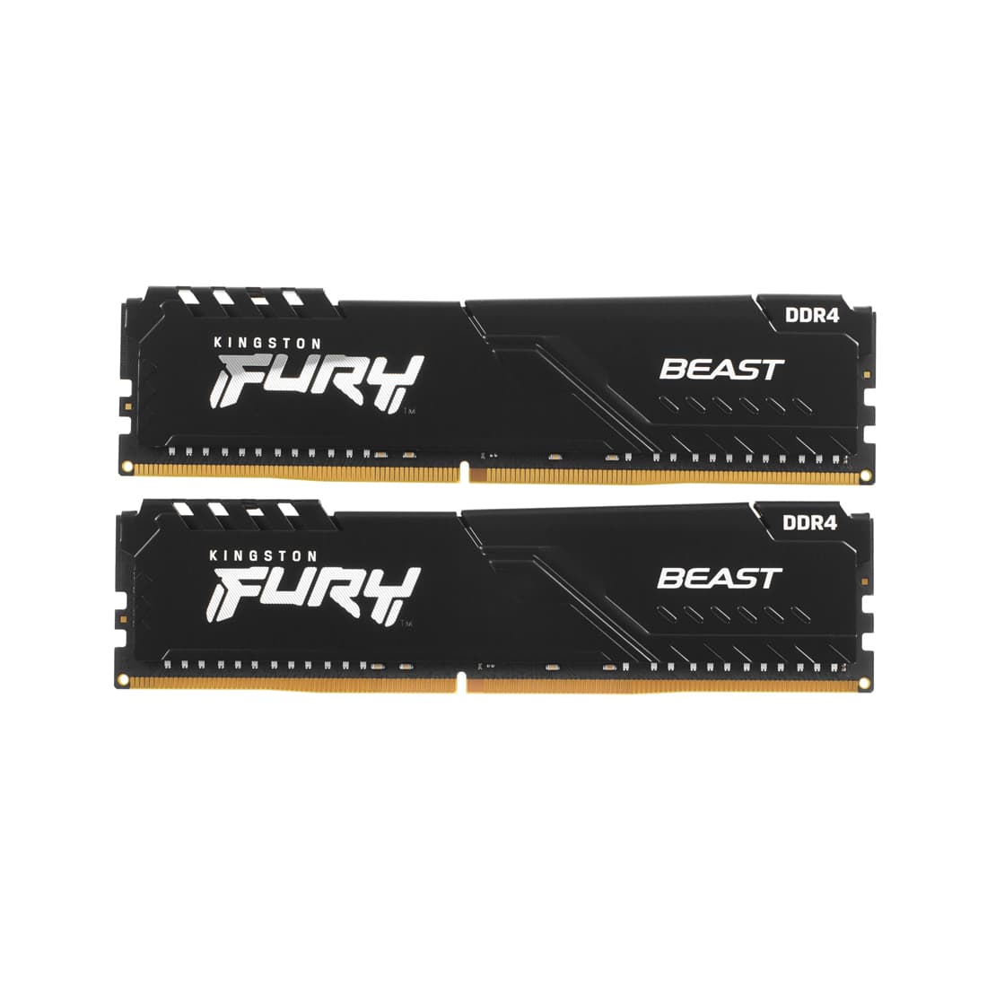 Комплект модулей памяти, Kingston, FURY Beast KF432C16BB1K2/32WP, DDR4, 32GB (Kit 2x16GB) 3200MHz Чёрный, DIMM <PC4-25600/3200MHz>