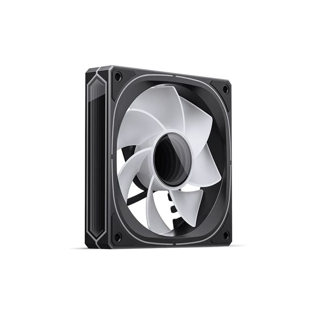 Вентилятор для компьютерного корпуса, Jonsbo, FR-505BR Reverse Black, 120мм ARGB, 800 - 1800±10% об.мин, 47,2CFM, 30dB(A), 4pin, 12012025мм, Чёрный