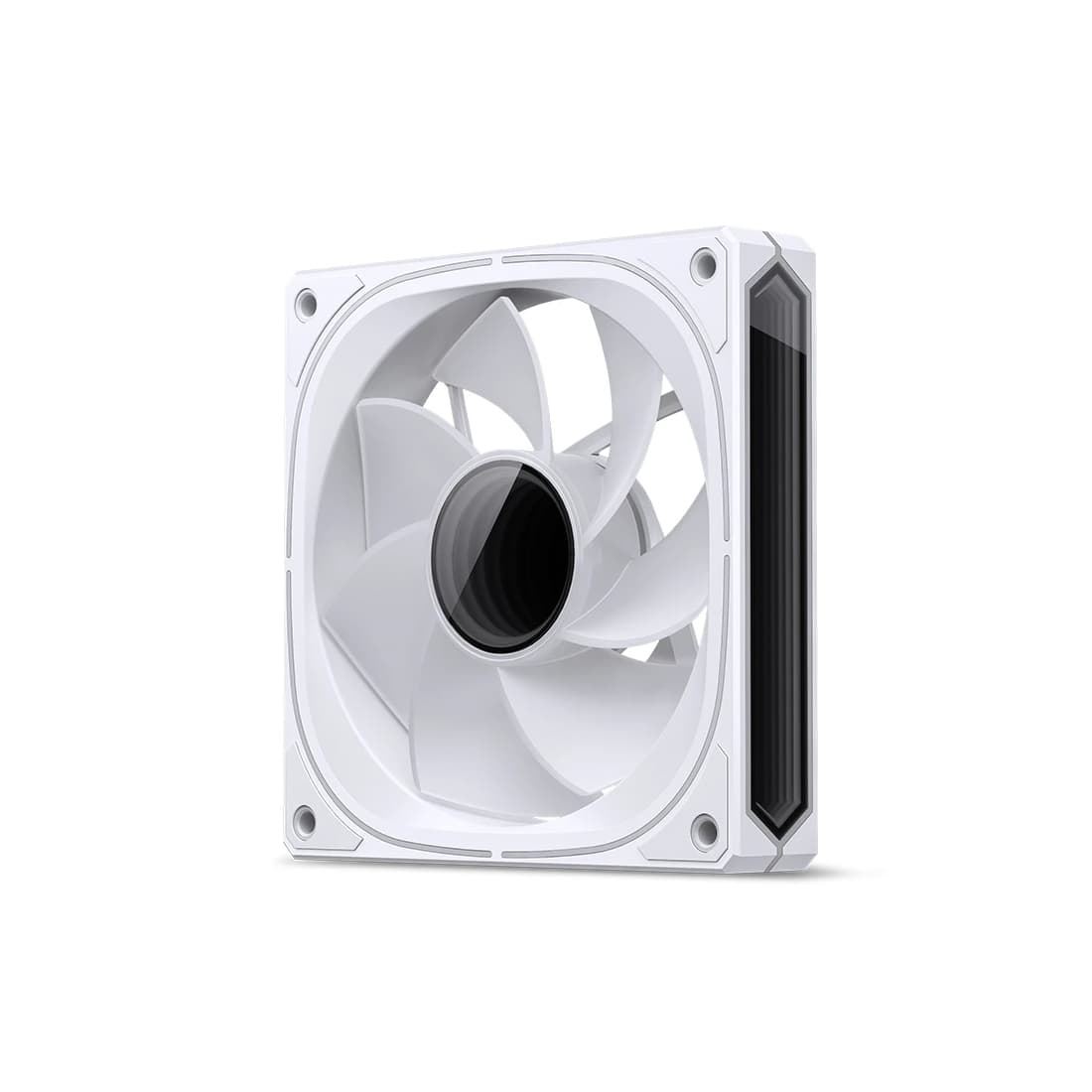 Вентилятор для компьютерного корпуса, Jonsbo, FR-505WR Reverse White, 120мм, 800 - 1800±10% об.мин, 47,2CFM, 30dB(A), 4pin, 12012025мм, Белый