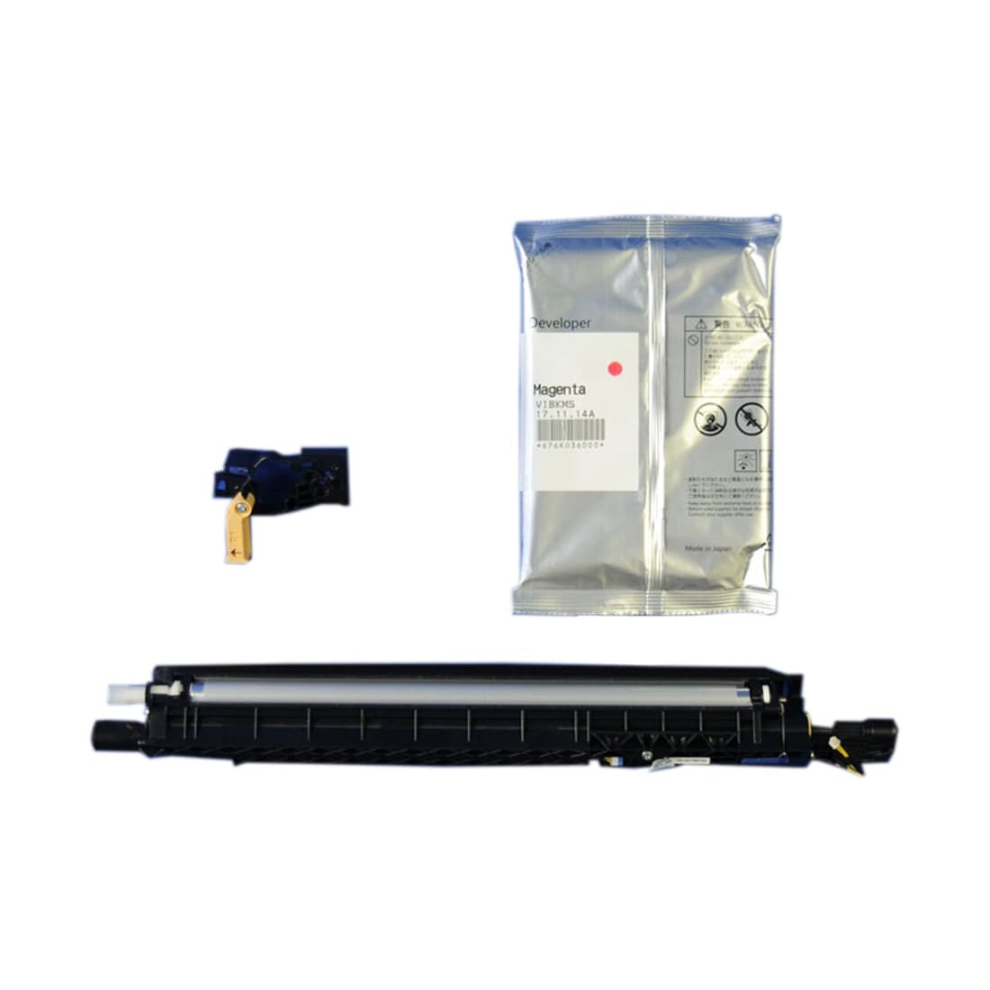 Комплект проявки (узел + проявитель), Xerox, 607K07281 / 607K07280 (голубой), Для Xerox VersaLink C7020/C7025/C7030