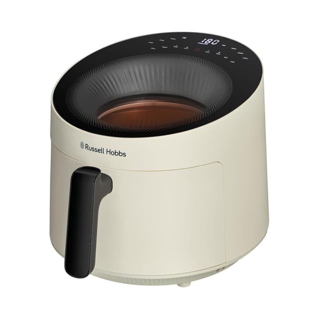Аэрогриль, Russell Hobbs, 27421-56, Объем чаши 5л, 10 программ, Температура нагрева до 200°С, Мощность 1500 Вт, Белый