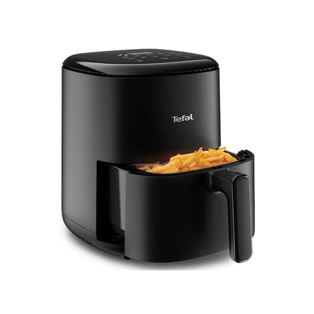 Аэрогриль, Tefal, EY145810, Объем чаши 3л, 10 программ, Сенсорное управление, Таймер, LCD дисплей, Мощность 1300 Вт, Черный