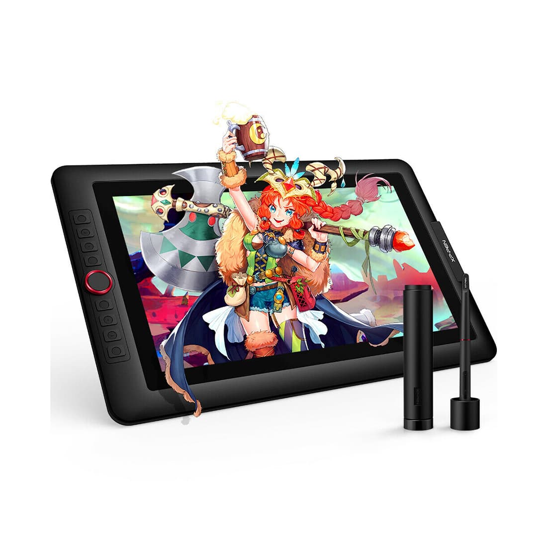 Графический планшет, XP-Pen, Artist 15.6 Pro, DPI 1920x1080, Чувствительность к нажатию 8192, Рабочая область 344.16*193.59 мм., Чёрный