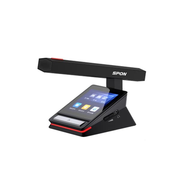 Цифровой конференц-пульт Делегата, Spon, LCS-5252D, 83dB, дисплей 4.3", черный