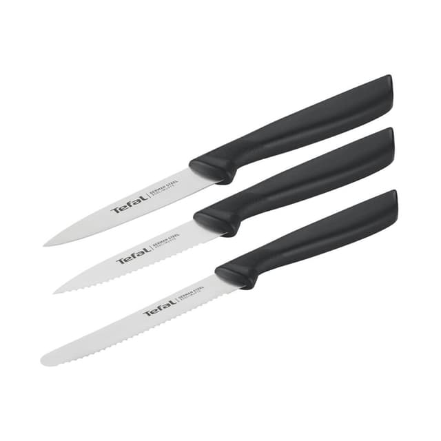 Набор ножей, Tefal, Colourfood K2733S04, 3 шт, Назначение для нарезки овощей и фруктов, универсальный, Материал лезвия нержавеющая сталь