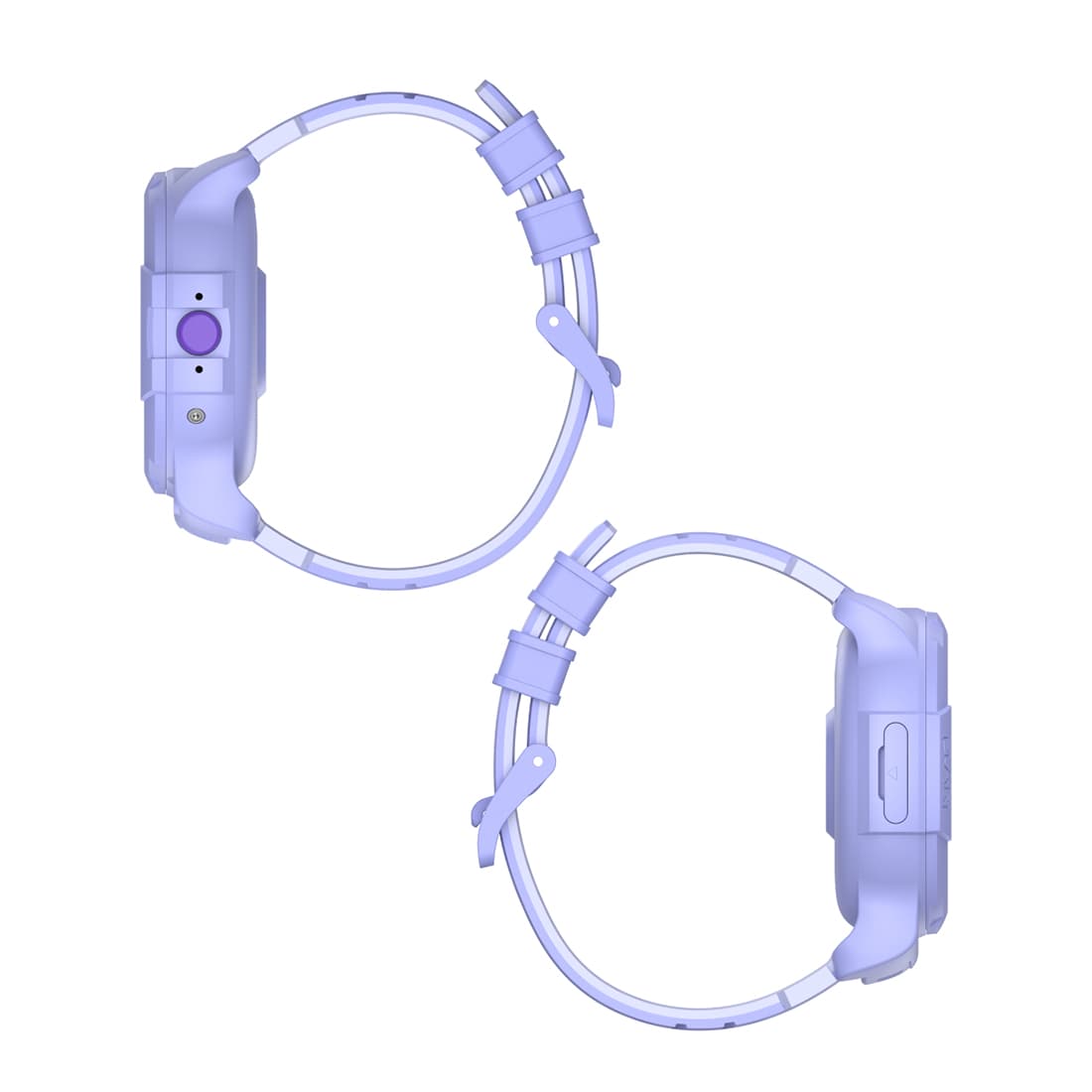 Смарт часы, Elari, 4G Wink, IPS дисплей 1.3 дюйма, Разрешение 240 х 240, Водонепроницаемые (IP67), Аккумулятор 605 мАч, Время работы до 7 дней, Лиловый