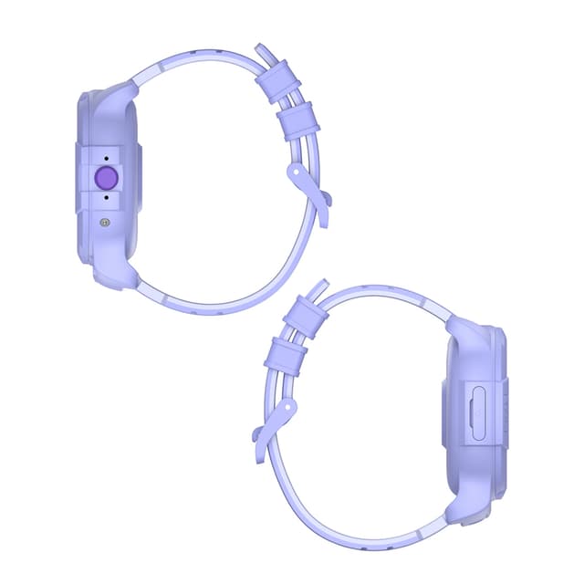 Смарт часы, Elari, 4G Wink, IPS дисплей 1.3 дюйма, Разрешение 240 х 240, Водонепроницаемые (IP67), Аккумулятор 605 мАч, Время работы до 7 дней, Лиловый