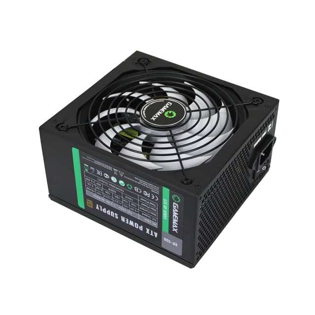 Блок питания, Gamemax, GP 550W, 2124-0550R0052, 215105500004, 550W, ATX, Bronze, APFC, 20+4 pin, 4+4pin, 5*Sata, 3*Molex, 1*PCI-E 6+2 pin, Non-modular, Вентилятор 14см, 150х140х86мм, Чёрный