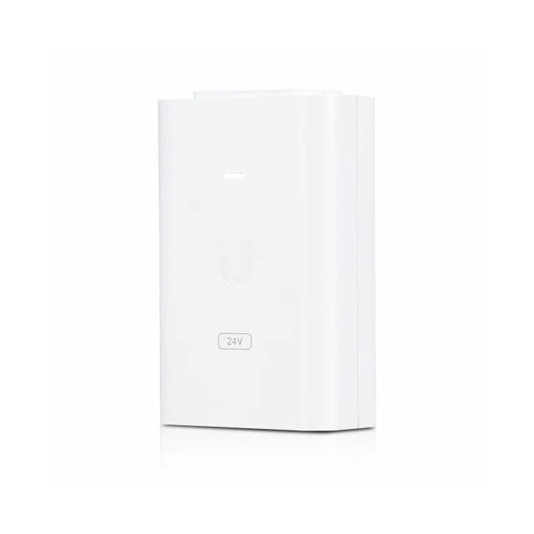 PoE адаптер, Ubiquiti, POE-24-24W-WH, PoE 24-24W-WH, passive PoE, 1x10/100 Mbps Ethernet, 100–240xV AC, 24xВ, 24W
